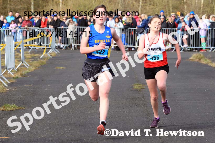 Boys and Girls Under-15s 2023 Elswick Harriers Road Relays, Albamarle Barrack Airfield, Ouston, Northumberland. Photo: David T. Hewitson/Sports for All Pics